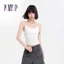 Áo 2 dây nữ hở lưng đan dây POMTOP áo 2 dây nữ có mút mặc đi biển cực xinh vải thun tăm