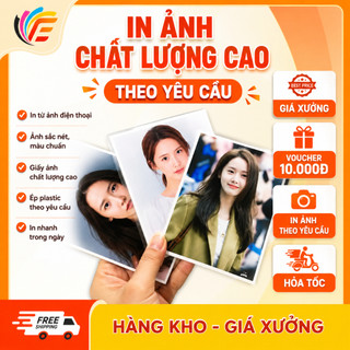 in ảnh chất lượng tốt theo yêu cầu 13x18 đã ép plastic tràn viền, bo góc