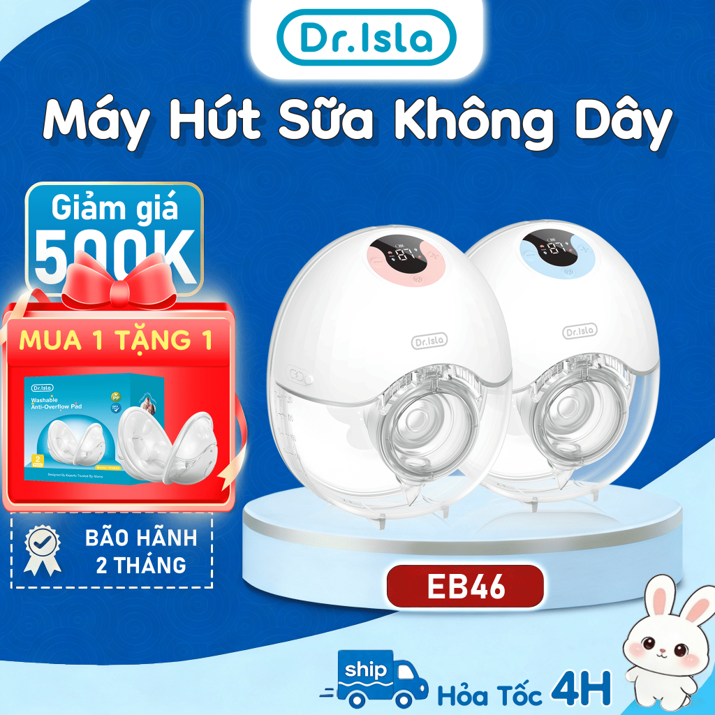 EvianAngel Máy Hút Sữa Cầm Tay Không Dây Điện Có Thể Đeo Được Chất Lượng Cao, Thích Hợp Cho Con Bú
