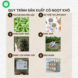 Cỏ ngọt khô 1kg ( hàng phơi tư nhiên, sạch đẹp ) LOẠI 1 - Dược Liệu Đạt Huyền