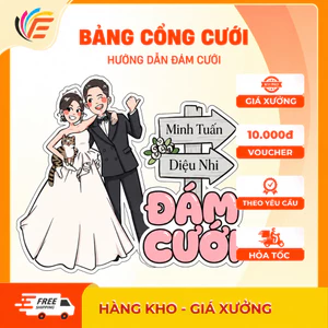 Bảng Cổng cưới ChiBi, hướng dẫn đám cưới
