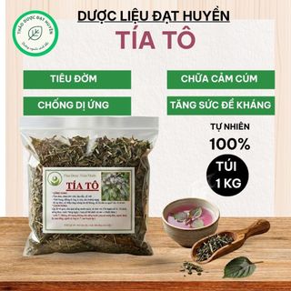 Tía Tô Khô 1kg Nguyên Chất | Lá Tía Tô Khô Chọn Lọc | Dược Liệu Khô | Thảo Dược Đạt Huyền