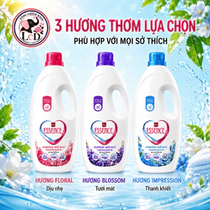 Chai Nước Giặt Essence 1900ml Thái Lan Nội Địa Chính Hãng - Thơm Lâu, Mềm Vải