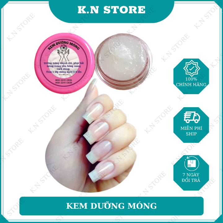 Kem Dưỡng Móng , Dưỡng Móng Nhanh Dài , Phục Hồi Móng Mỏng Yếu , Bóng Móng