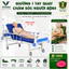 Giường Y Tế 1 Tay Quay, 2 Tay quay Nâng Lưng Nâng Chân - Giường Bệnh Đa Năng Cho Người Già, Tai Biến (BẢO HÀNH 2 NĂM)