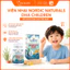 Nordic DHA Children 90 viên - Viên nhai vị dâu, hỗ trợ phát triển trí não, sáng mắt cho bé từ 3 tuổi