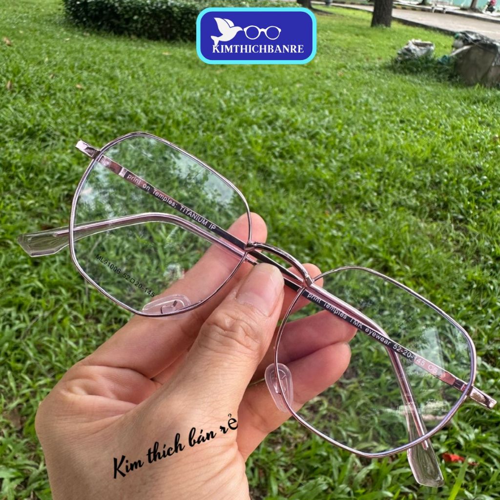 Gọng kính né mũi model ML9100 dáng vuông đa giác