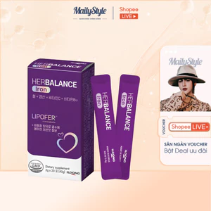 Q43_COMBO Mask Herbalance Iron sắt (Hộp 20)