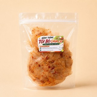 Bánh Tráng TỎI BÒ CHUA CAY Mềm Thơm Đậm Vị - Ăn Vặt Ngon Lắc Lư