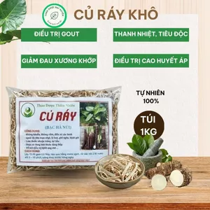 Củ Ráy Khô 1kg (Bạc Hà Núi) | Dược Liệu Khô Nguyên Chất | Thảo Dược Đạt Huyền
