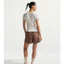 Áo Thể Thao Nữ Màu Trắng kem Chill Knit Slim Mod Logo Cà chua Dễ thương IO3532-133