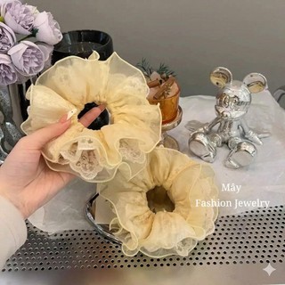 Scrunchies 4 lớp voan viền phối ren • Mây Fashion Jewelry - C52611