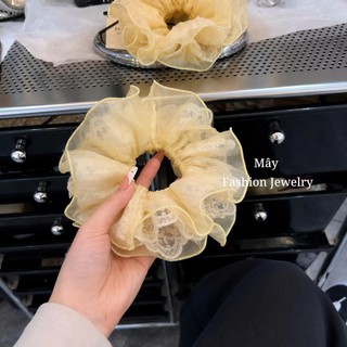 Scrunchies 4 lớp voan viền phối ren • Mây Fashion Jewelry - C52611