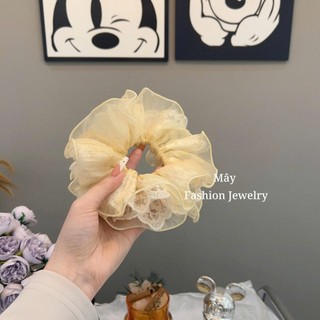 Scrunchies 4 lớp voan viền phối ren • Mây Fashion Jewelry - C52611