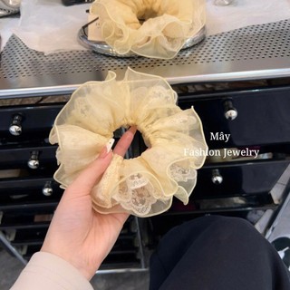 Scrunchies 4 lớp voan viền phối ren • Mây Fashion Jewelry - C52611
