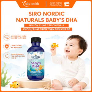 Nordic DHA Baby Lọ 60ml Chính Hãng - Bổ Sung DHA, Hỗ Trợ Phát Triển Não Bộ Cho Trẻ Từ 0 Tháng Tuổi