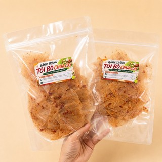 Bánh Tráng TỎI BÒ CHUA CAY Mềm Thơm Đậm Vị - Ăn Vặt Ngon Lắc Lư