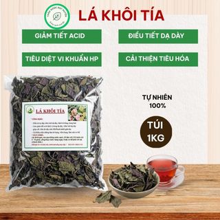 1KG lá khôi tía [ Hàng phơi nắng ] khô, sạch LOẠI 1 - Dược Liệu Đạt Huyền