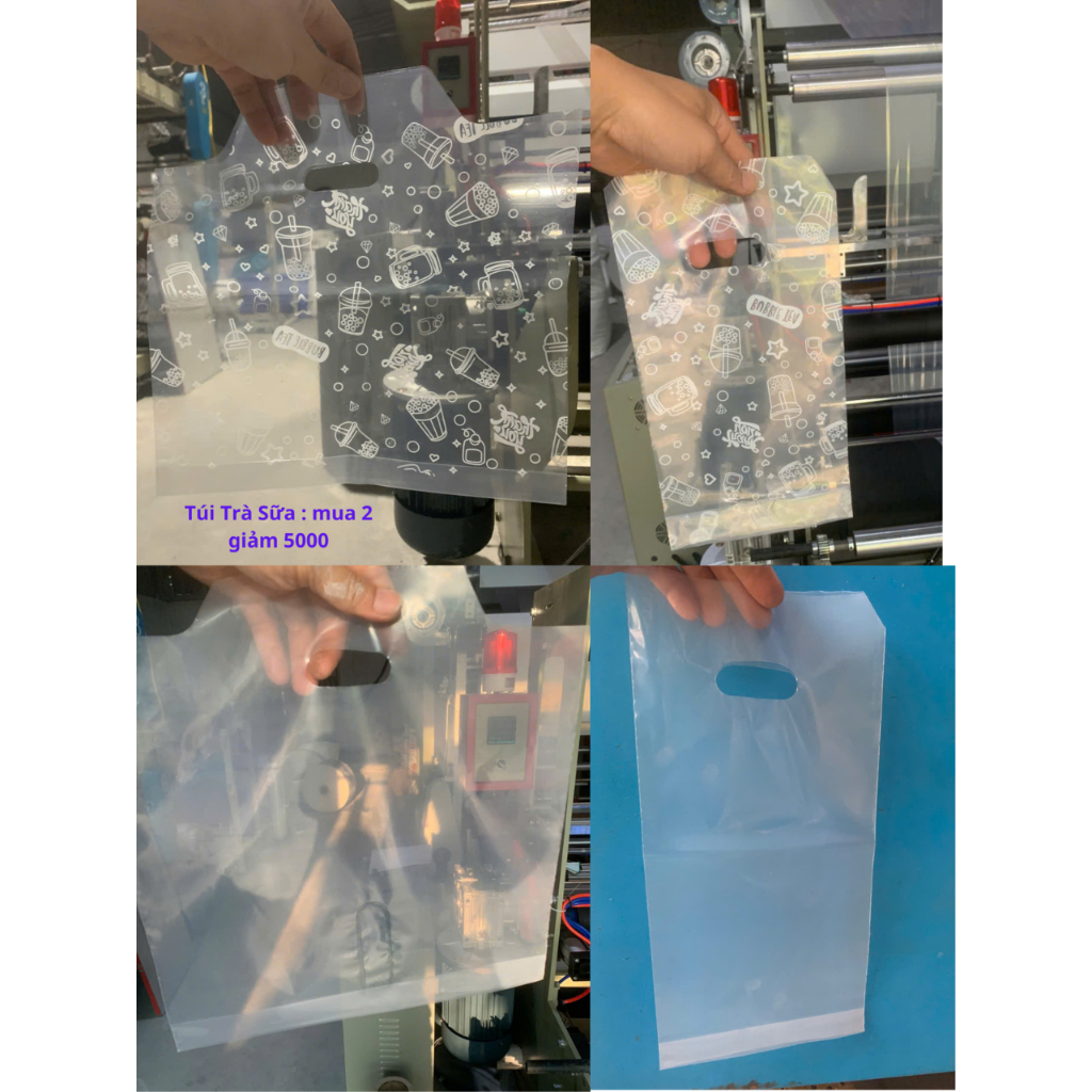 1kg Túi Trà Sữa  (2ly có ngăn 75-80 túi/1kg)(1 ly số lượng túi 110-115 túi/1 kg)