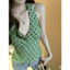 Áo Yếm Cổ Đổ Chấm Bi Dáng Ôm Gợi Cảm - Áo Halter Top Nữ Hở Lưng Phong Cách Y2K Cá Tính Hot Trend