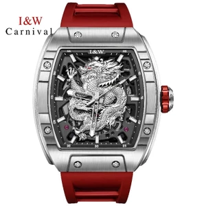 Đồng Hồ Nam Chính Hãng I&W Carnival 787G1-S2 Full Box Chống Nước Kính Sapphire (Máy Cơ Tự Động)
