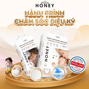 Bỉm Dán/Quần Honey Premium Tơ Tằm Siêu Mềm Mịn Và Thấm Hút, Đủ Size Cho Bé