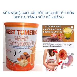 Sữa nghệ Yến Nest Tumeric Nano curcumin tốt cho dạ dày, đại tràng , đẹp da , ngăn ung thư