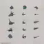 Mô Hình Phụ Kiện 30MM 1/144 Option Parts Set 6 (Customize Heads A) (New Seal)