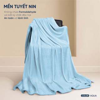 Chăn Mền tuyết NIN siêu mềm mịn 130x200cm và 160x200cm nhiều màu sắc, chăn sofa, chăn đắp văn phòng