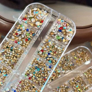Khay đá chân nhọn nail , đá gắn móng nhiều size
