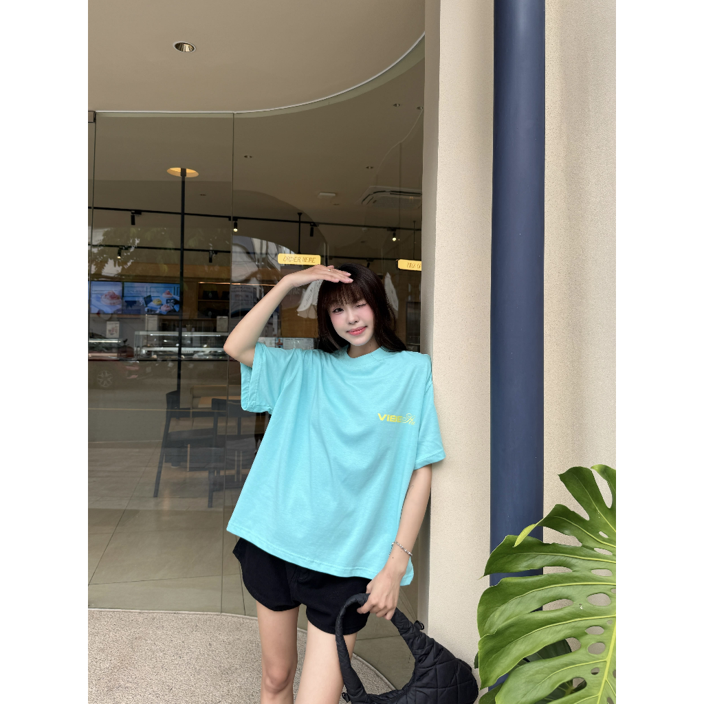 Áo Thun Local Brand VIBESTU " Logo Vibestu ART&GRAPHIC " Áo Thun Boxy Form Rộng å 250Gsm Cotton