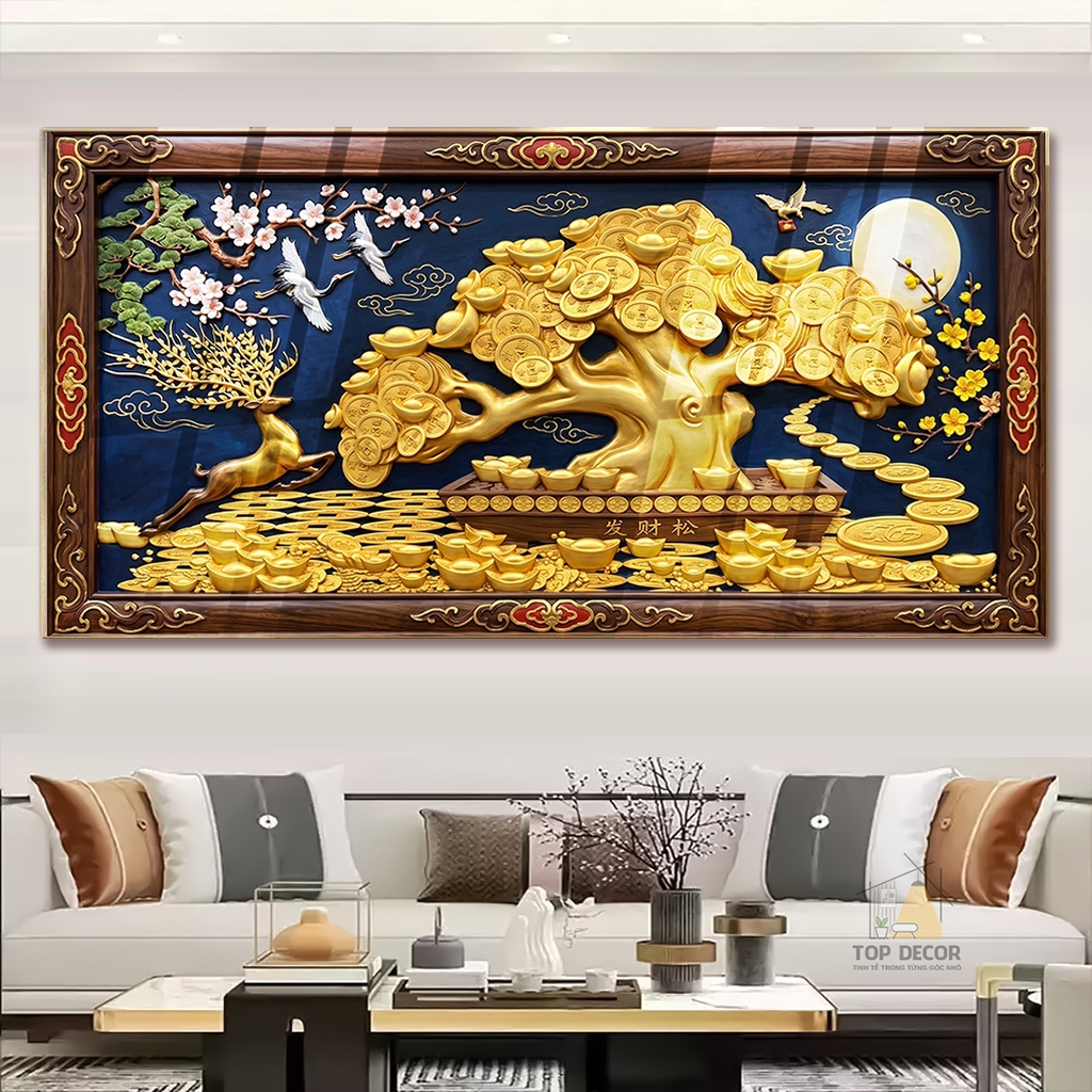Tranh Tráng Gương Phẳng 5D - Mã Đáo Thành Công Tranh Treo Decor - Quà Tặng Tân Gia, Trang Trí Cao Cấp
