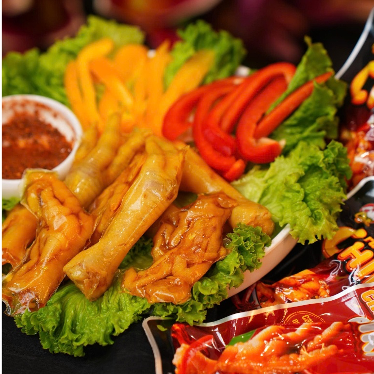 CHÂN GÀ THẢO MỘC CHIKI | CHÂN GÀ ĂN LIỀN GIÒN DAI ĐẬM VỊ – CÓ XƯƠNG & RÚT XƯƠNG – COMBO 10 &COMBO 20