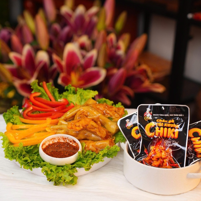 CHÂN GÀ THẢO MỘC CHIKI | CHÂN GÀ ĂN LIỀN GIÒN DAI ĐẬM VỊ – CÓ XƯƠNG & RÚT XƯƠNG – COMBO 10 &COMBO 20