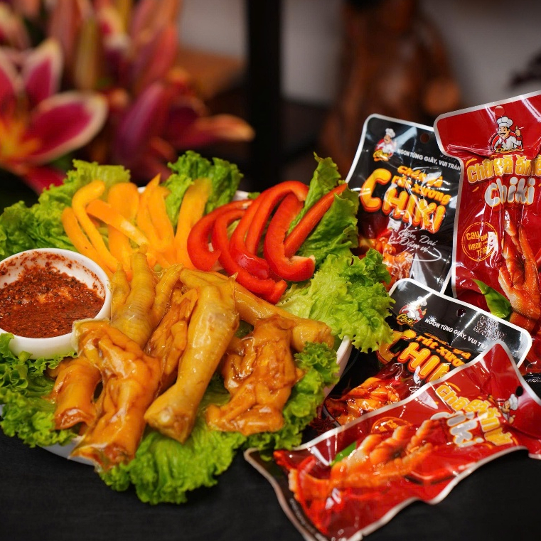 CHÂN GÀ THẢO MỘC CHIKI | CHÂN GÀ ĂN LIỀN GIÒN DAI ĐẬM VỊ – CÓ XƯƠNG & RÚT XƯƠNG – COMBO 10 &COMBO 20