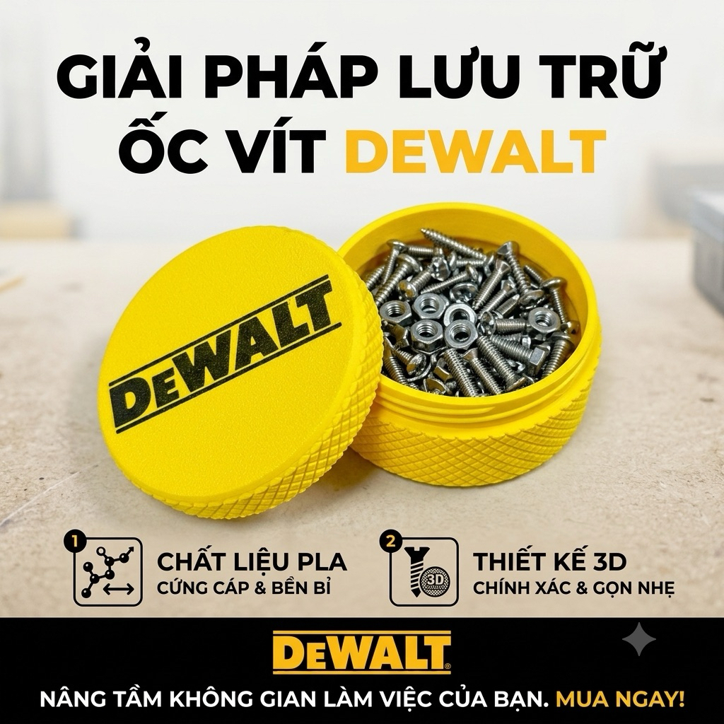 Hộp Đựng Ốc Vít  - Chất liệu Nhựa PLA Cứng Cáp - Bền Bỉ - Dành Cho AE Điện Lạnh & Mọi Ngành Nghề - Mê Hàng Nhật