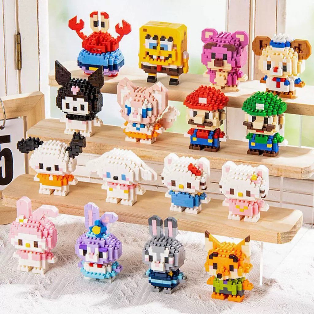 Bộ đồ chơi xếp hình lắp ráp mini 3D cưng xiêu!!!