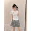 Sét Bộ Đùi Nữ In Hình Mèo Hello Kitty Dễ Thương Mặc hè Hottrend 2026