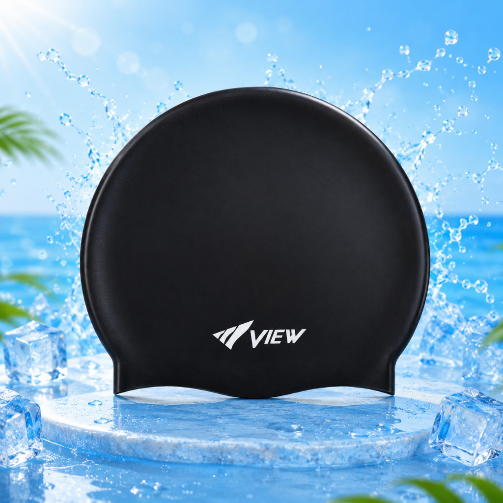 Mũ bơi View bằng silicone cao cấp Nhật Bản cho người lớn và trẻ em