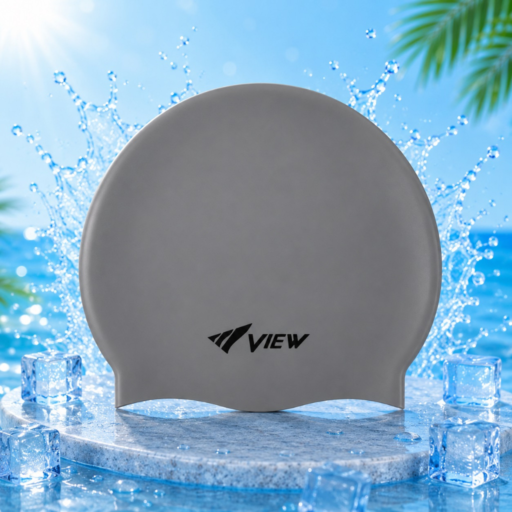 Mũ bơi View bằng silicone cao cấp Nhật Bản cho người lớn và trẻ em