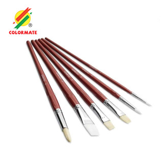 Bộ 5/6 Cọ Vẽ Chuyên Dùng Cho Màu Sơn Dầu - Colormate