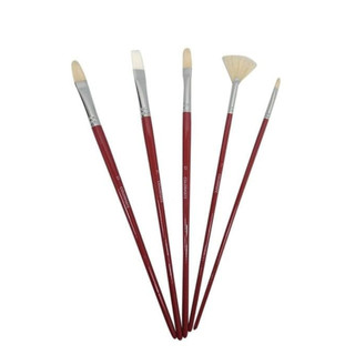 Bộ 5/6 Cọ Vẽ Chuyên Dùng Cho Màu Sơn Dầu - Colormate