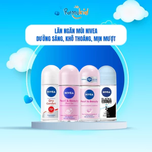 Lăn Ngăn Mùi NIVEA 25ml/50ml - giảm tiết mồ hôi, ngăn mùi, không thoáng suốt đến 72h