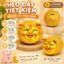 Heo đất tiết kiệm mẫu Heo mắt híp Hàn Quốc màu vàng đồng KT 18x15x15cm siêu sang trọng cho bạn