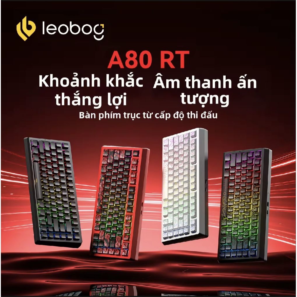 Bàn Phím Cơ LEOBOG A80RT HE 75% Rapid Trigger | Hall Effect Magnetic Switch | RGB | | BigBuy360 - bigbuy360.vn