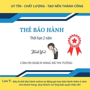 Thẻ bảo hành sản phẩm khi mua quạt tích điện