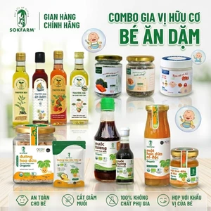Nước Tương & Mật Hoa Dừa Sokfarm & Nước Mắm & Bột Nêm