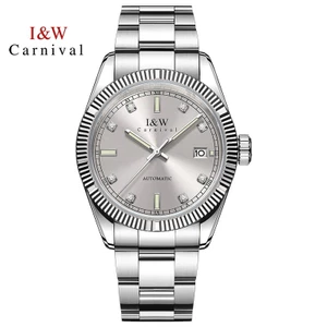 Đồng Hồ Nam Chính Hãng I&W Carnival 786G-T4 Full Box Chống Nước Kính Sapphire (Máy Cơ Tự Động)