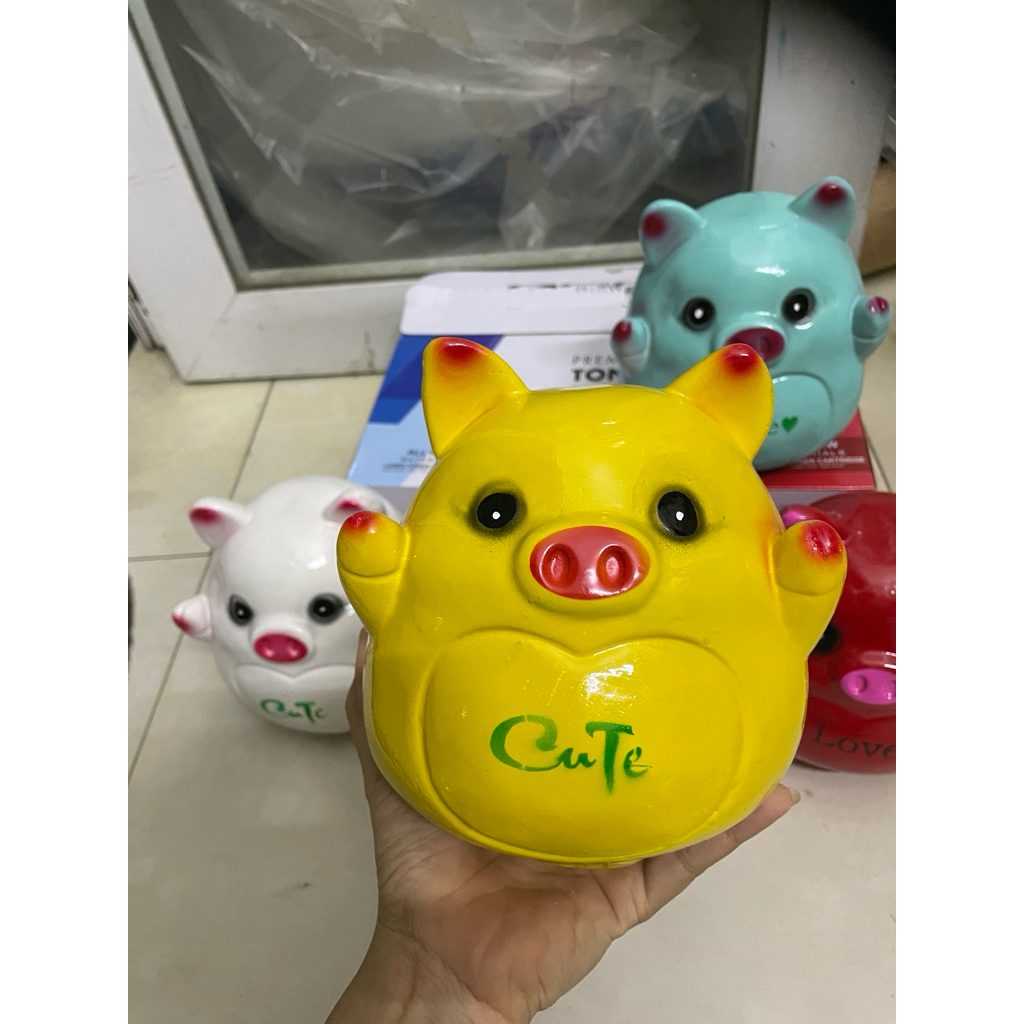 Heo đất tiết kiệm mẫu Heo Xinh -Cute Love siêu đáng yêu