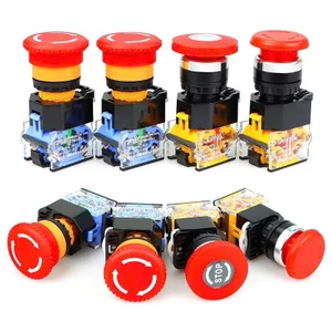 Nút dừng khẩn cấp STOP BUTTON phi 22 LA38